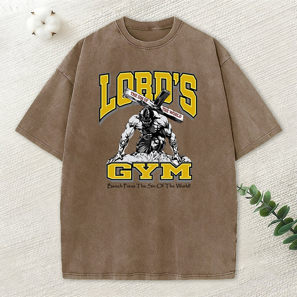 Lords Gym Christian Washed T-Shirt