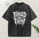 Forged By Faith Chrsitian Washed T-Shirt