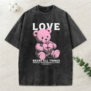 Love Bears All Things Christian Washed T-Shirt