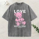 Love Bears All Things Christian Washed T-Shirt