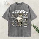 Put On The Armor Of God Christian Washed T-Shirt