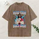 Ready Your Bible Bruh Christian Washed T-Shirt