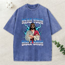 Ready Your Bible Bruh Christian Washed T-Shirt