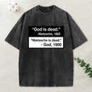 Nietzsche Is Dead Christian Washed T-Shirt