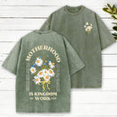 Motherhood Is Kingdom Christian Washed T-Shirt