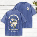 Motherhood Is Kingdom Christian Washed T-Shirt
