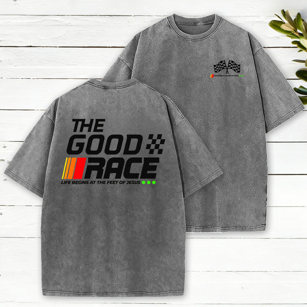 The Good Race Christian Washed T-Shirt