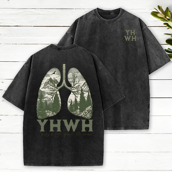 YHWH Christian Washed T-Shirt