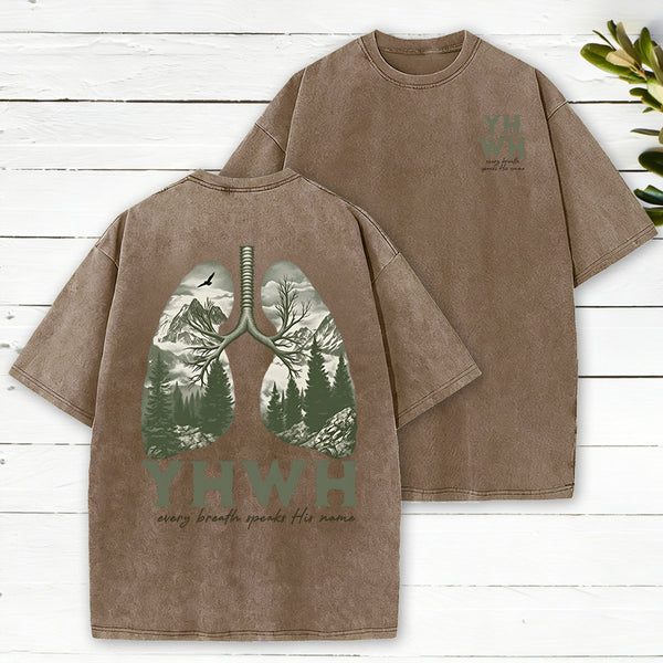 YHWH Christian Washed T-Shirt