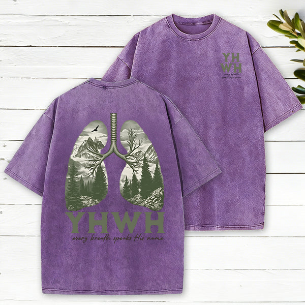 YHWH Christian Washed T-Shirt