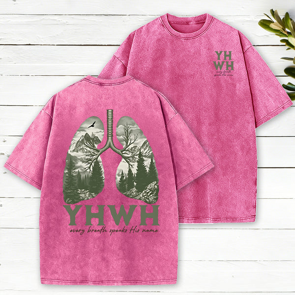 YHWH Christian Washed T-Shirt