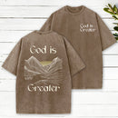 God Is Greater Christian Washed T-Shirt