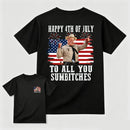 Smokey And The Bandit 4Th Of July Funny Sumbitches Independence Day T-Shirt