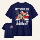 Smokey And The Bandit 4Th Of July Funny Sumbitches Independence Day T-Shirt