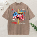 Faith Freedom 250 Years Christian Washed T-Shirt