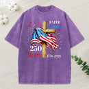 Faith Freedom 250 Years Christian Washed T-Shirt