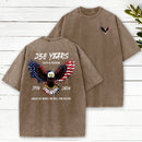 Under His Wings Christian Washed T-Shirt