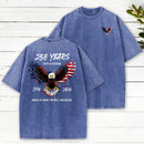 Under His Wings Christian Washed T-Shirt