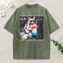 The Lord Is Good Christian Washed T-Shirt