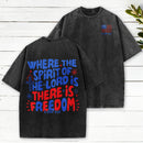Spirit Of The Lord Christian Washed T-Shirt