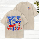 Spirit Of The Lord Christian Washed T-Shirt