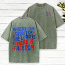Spirit Of The Lord Christian Washed T-Shirt