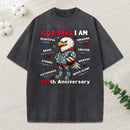 God Says I Am 250Th Anniversary Christian Washed T-Shirt