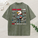 God Says I Am 250Th Anniversary Christian Washed T-Shirt