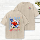 250 Years America Faith Freedom Family Christian Washed T-Shirt