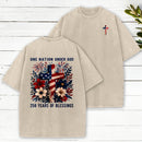 One Nation Under God Christian Washed T-Shirt