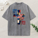 Products/Kneel For The Cross Christian Washed T-Shirt