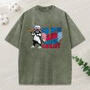 Red White And Jesus Christ Heavy Cotton Tie Dye T-Shirt