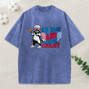 Red White And Jesus Christ Heavy Cotton Tie Dye T-Shirt
