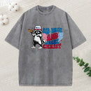 Red White And Jesus Christ Heavy Cotton Tie Dye T-Shirt