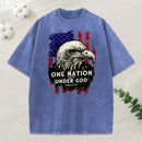 One Nation Under God Christian Washed T-Shirt