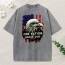 One Nation Under God Christian Washed T-Shirt