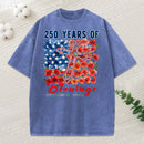 250 Years Of Blessings Christian Washed T-Shirt