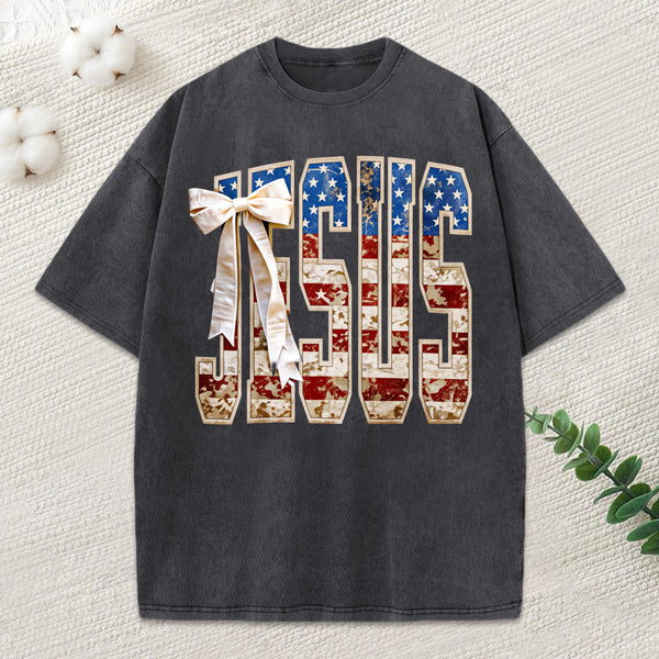 Jesus Christian Washed T-Shirt