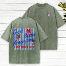 God Blessed America Christian Washed T-Shirt