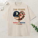 Faith And Freedom Christian Washed T-Shirt