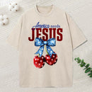 America Needs Jesus Christian Washed T-Shirt