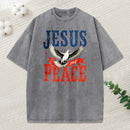Jesus Is My Peace Christian Washed T-Shirt