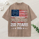 We The People In God We Trust Christian Washed T-Shirt