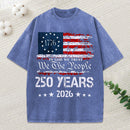 We The People In God We Trust Christian Washed T-Shirt