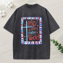 250 Years Under God Christian Washed T-Shirt
