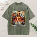 Most Merciful Jesus Have Mercy On Us Christian Washed T-Shirt