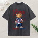 Love Jesus And America Christian Washed T-Shirt