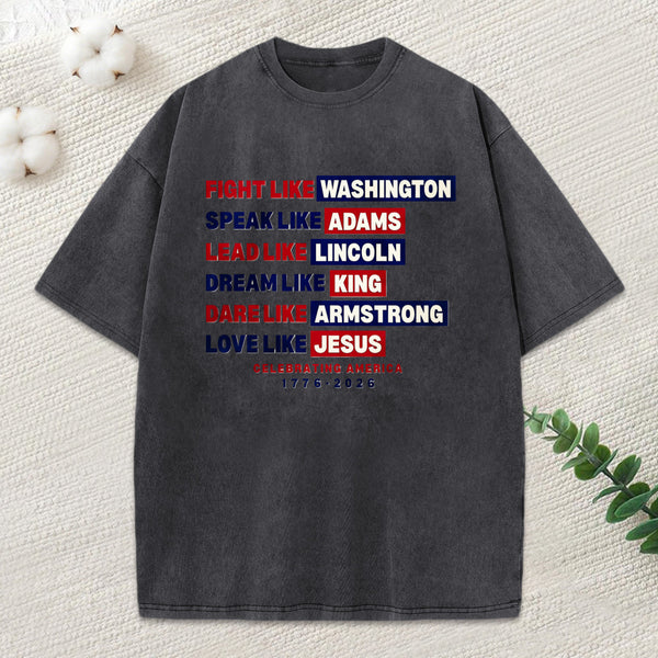 Love Like Jesus Christian Washed T-Shirt