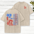 God Says Christian Washed T-Shirt