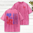 God Says Christian Washed T-Shirt
